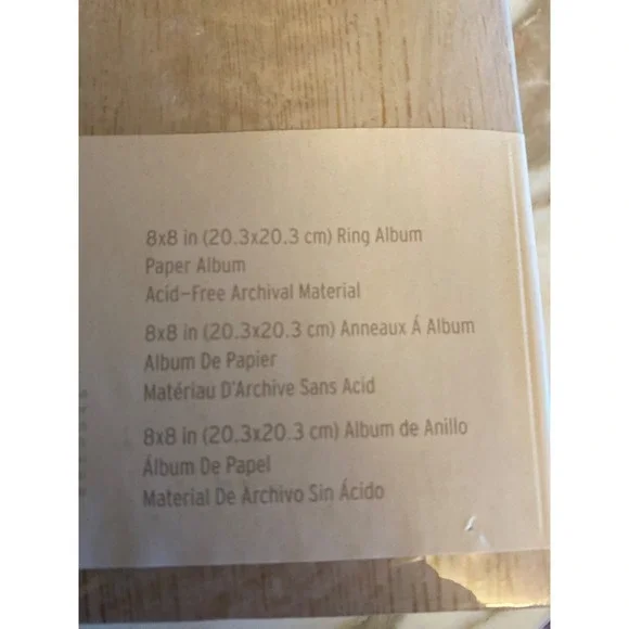 NEW Project Life Heidi Swapp 8 X * inch Album Gold Gray Sparkle - Picture 7 of 8